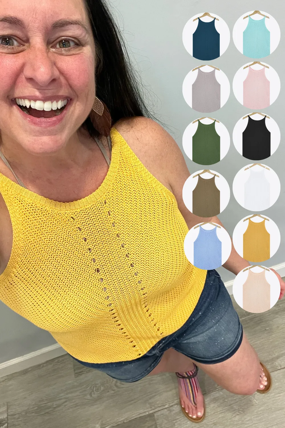 Naomi Knit Tank | 11 colors |