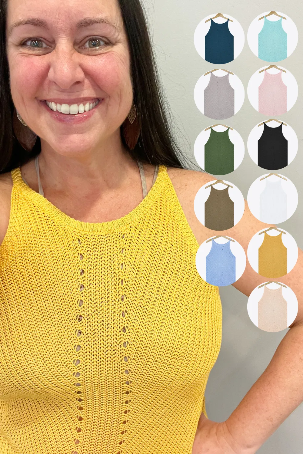 Naomi Knit Tank | 11 colors |