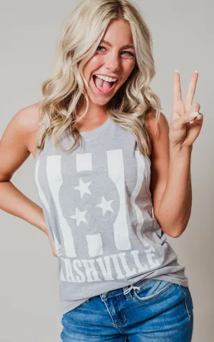 Nashville Flag Muscle Tank - Final Sale