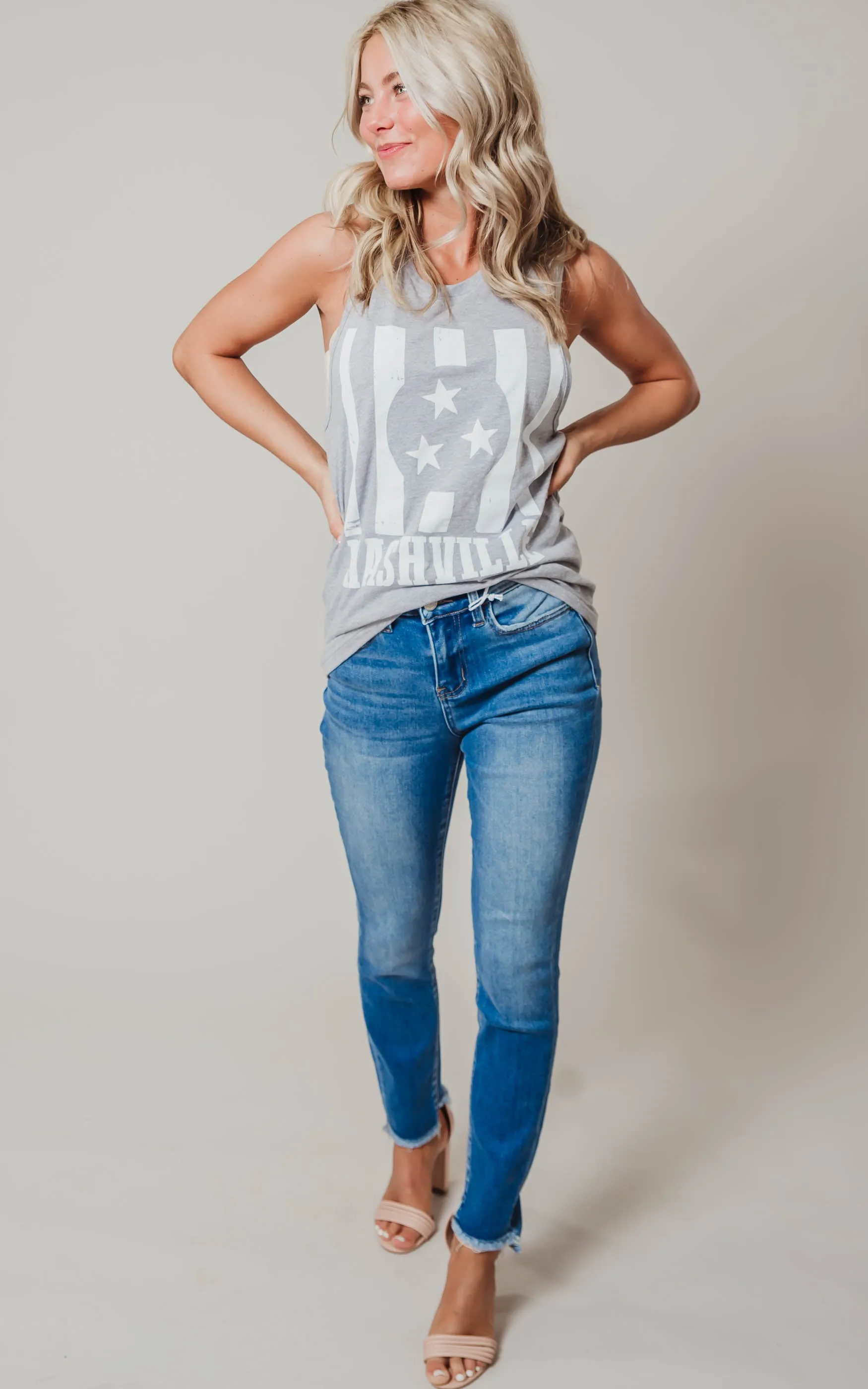 Nashville Flag Muscle Tank - Final Sale