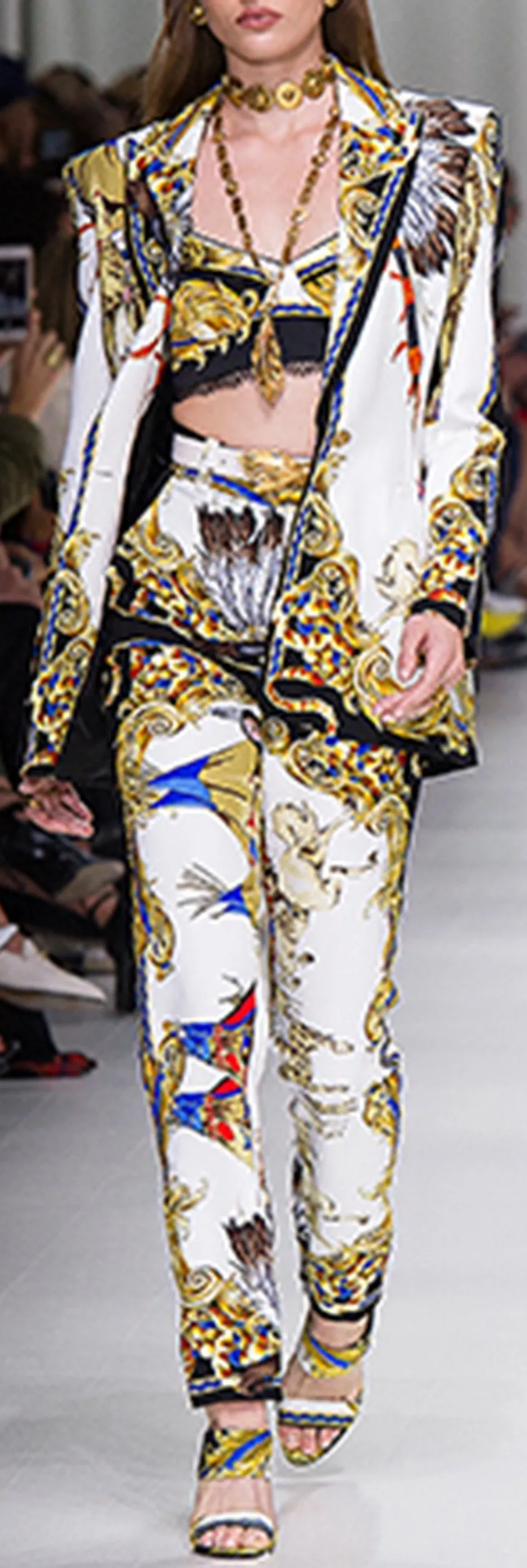 Native Print Blazer and Pant Set