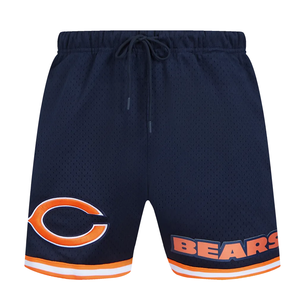 NFL CHICAGO BEARS MESH SHORT (MIDNIGHT NAVY/ORANGE)