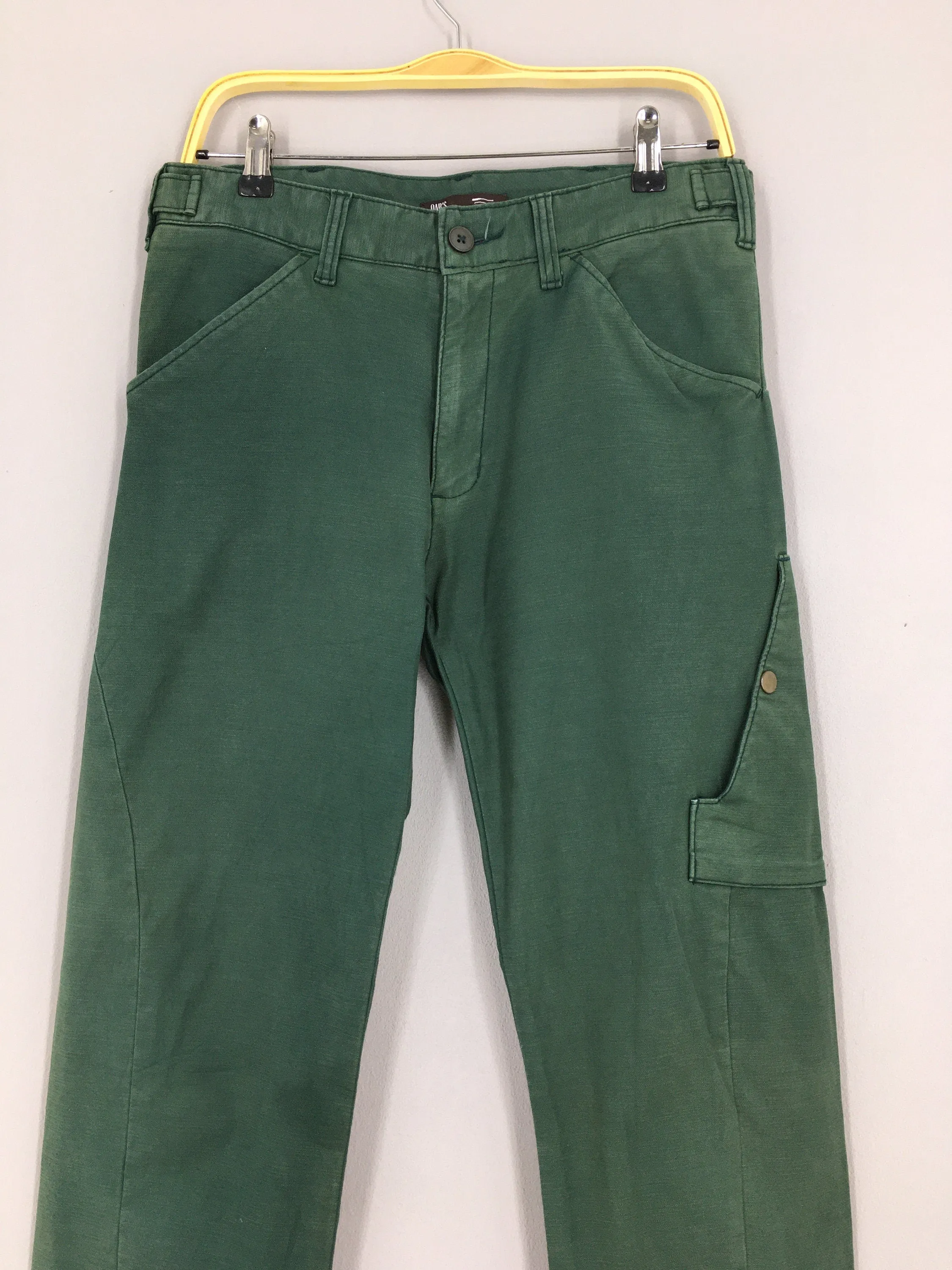 Oar's Japan Olive Slim Fit Cargo Pants Size 32x29