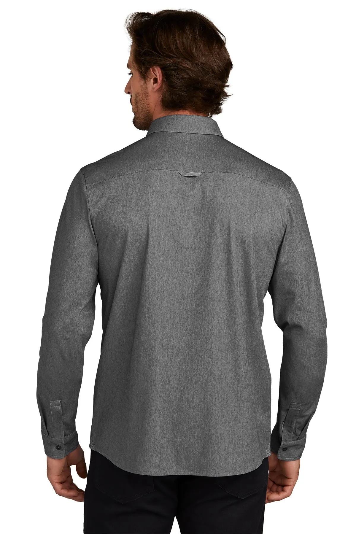 OGIO Extend Customzied Button Downs, Blacktop Heather