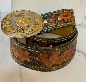 Oklahoma tooled belt