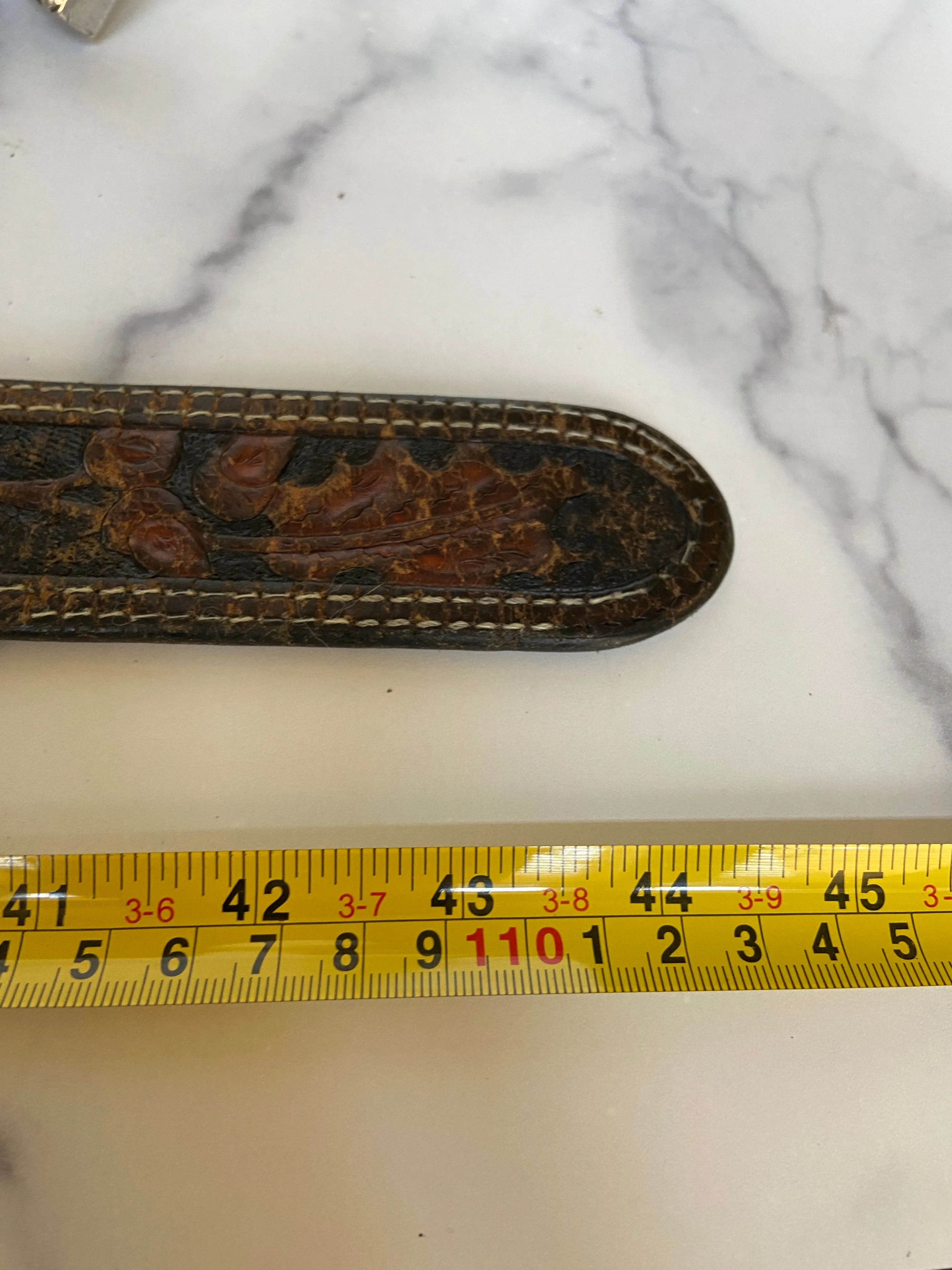 Oklahoma tooled belt
