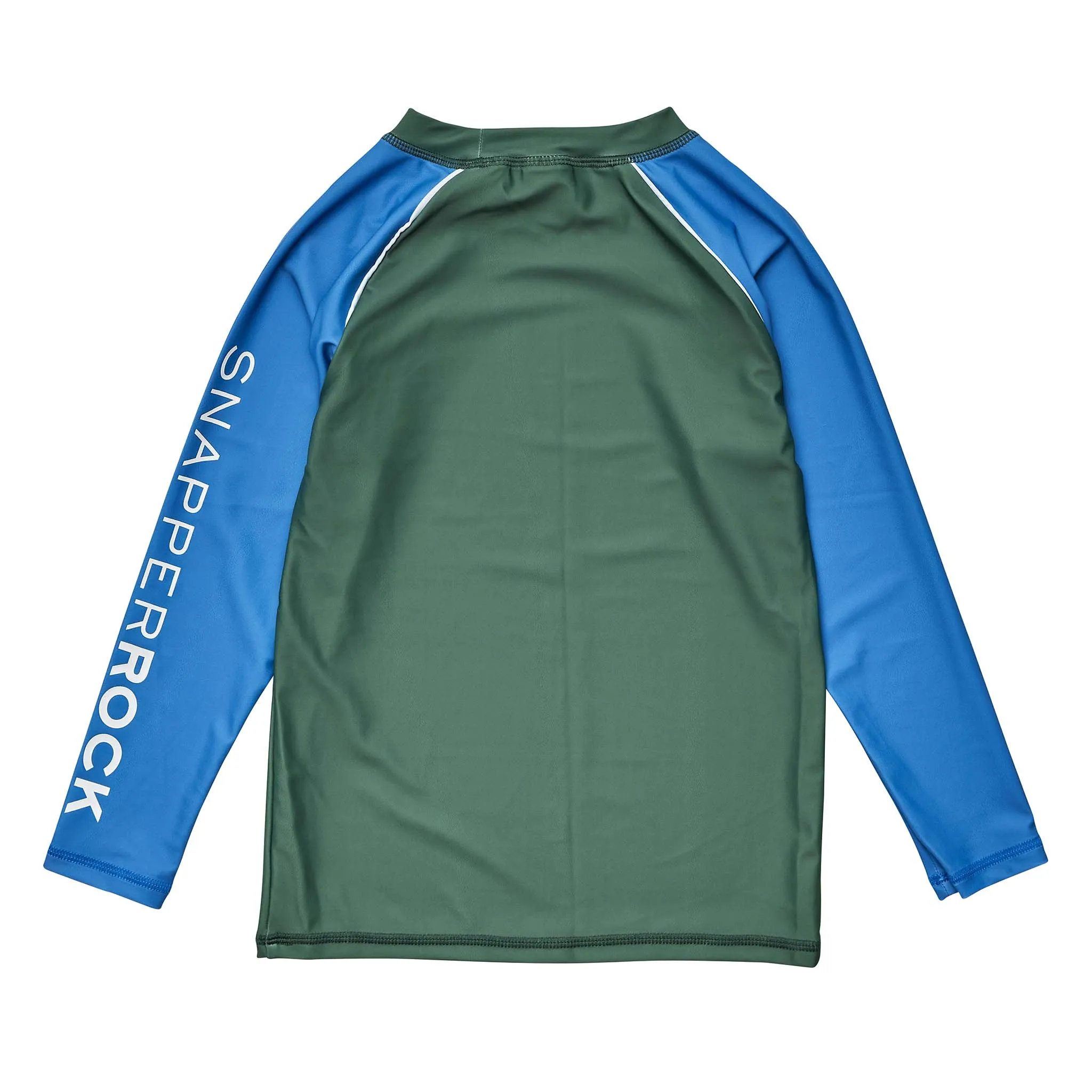 Olive Blue Sleeve LS Rash Top