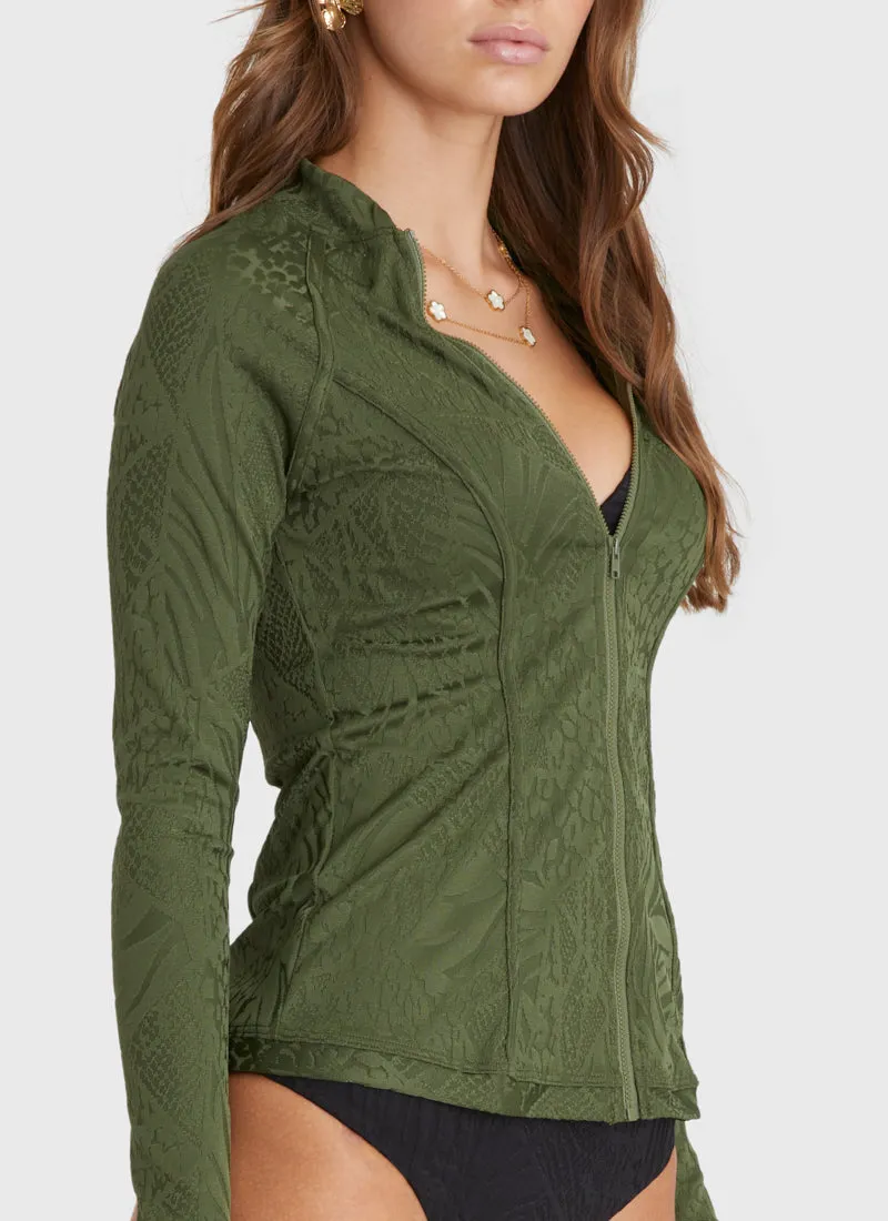 Olive Lyla Rash Guard