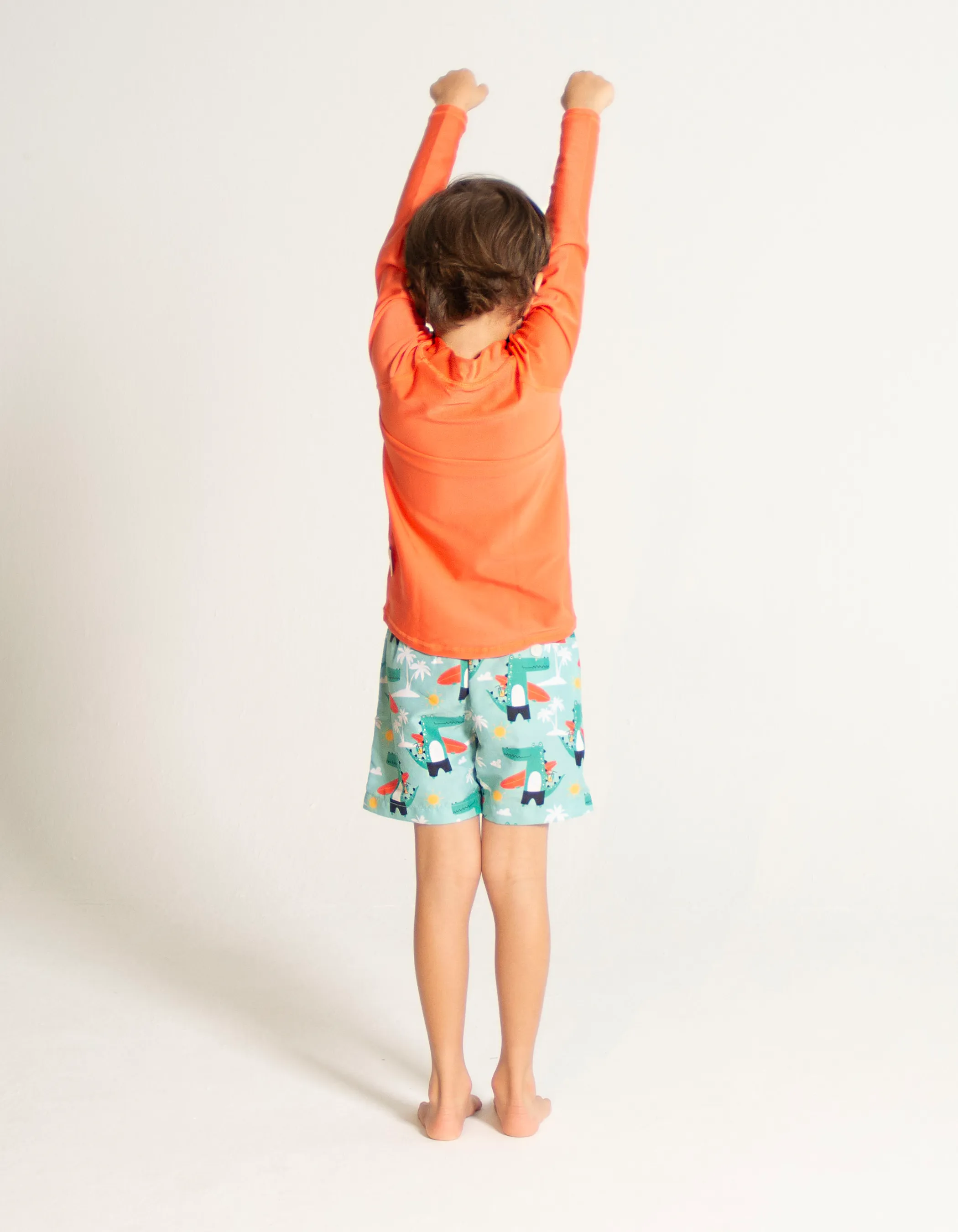 Orange Rash Guard