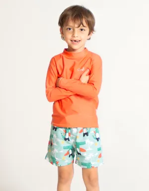 Orange Rash Guard