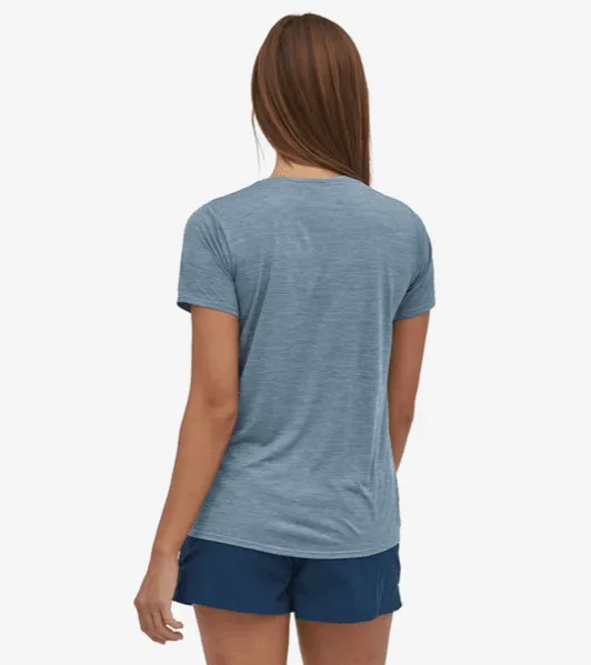 Patagonia Capilene Cool Daily Graphic Shirt Boardie Badge: Light Plume Grey X-Dye