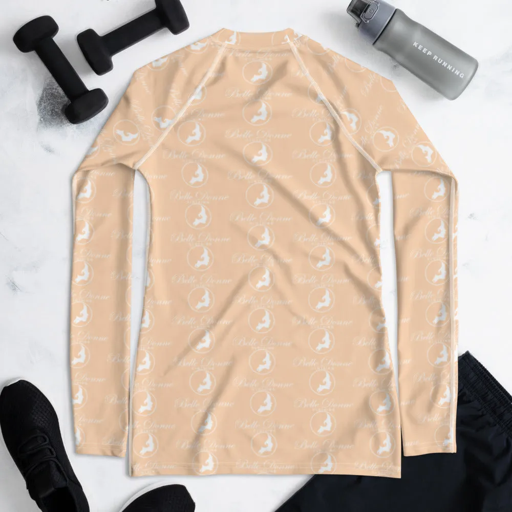Pink Print Rash Guard