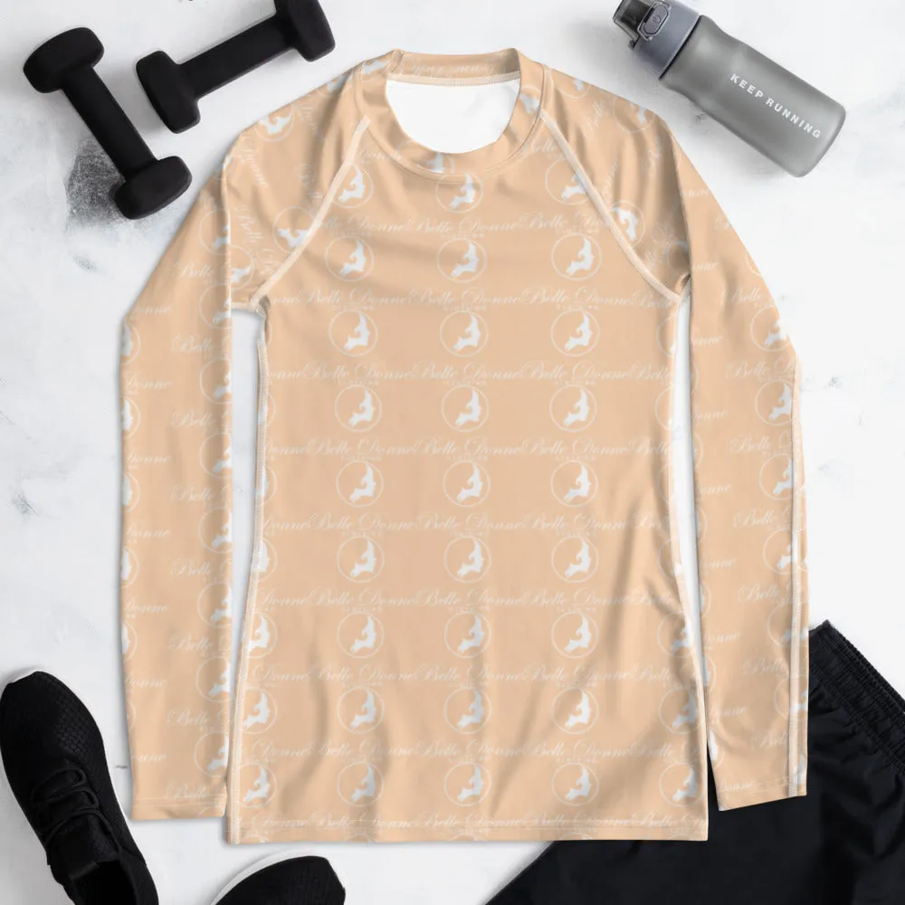 Pink Print Rash Guard