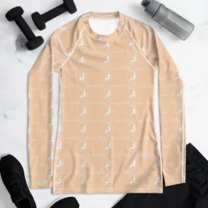 Pink Print Rash Guard