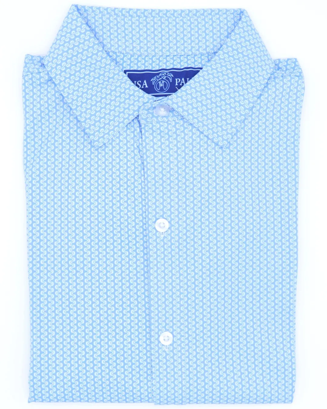 Pique Stretch Button Up Long Sleeves - Final Sale