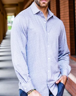 Pique Stretch Button Up Long Sleeves - Final Sale