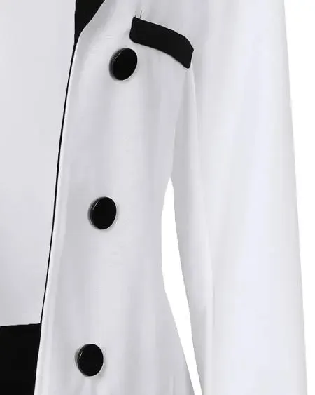 Plain Pants & Double Breasted Blazer Set