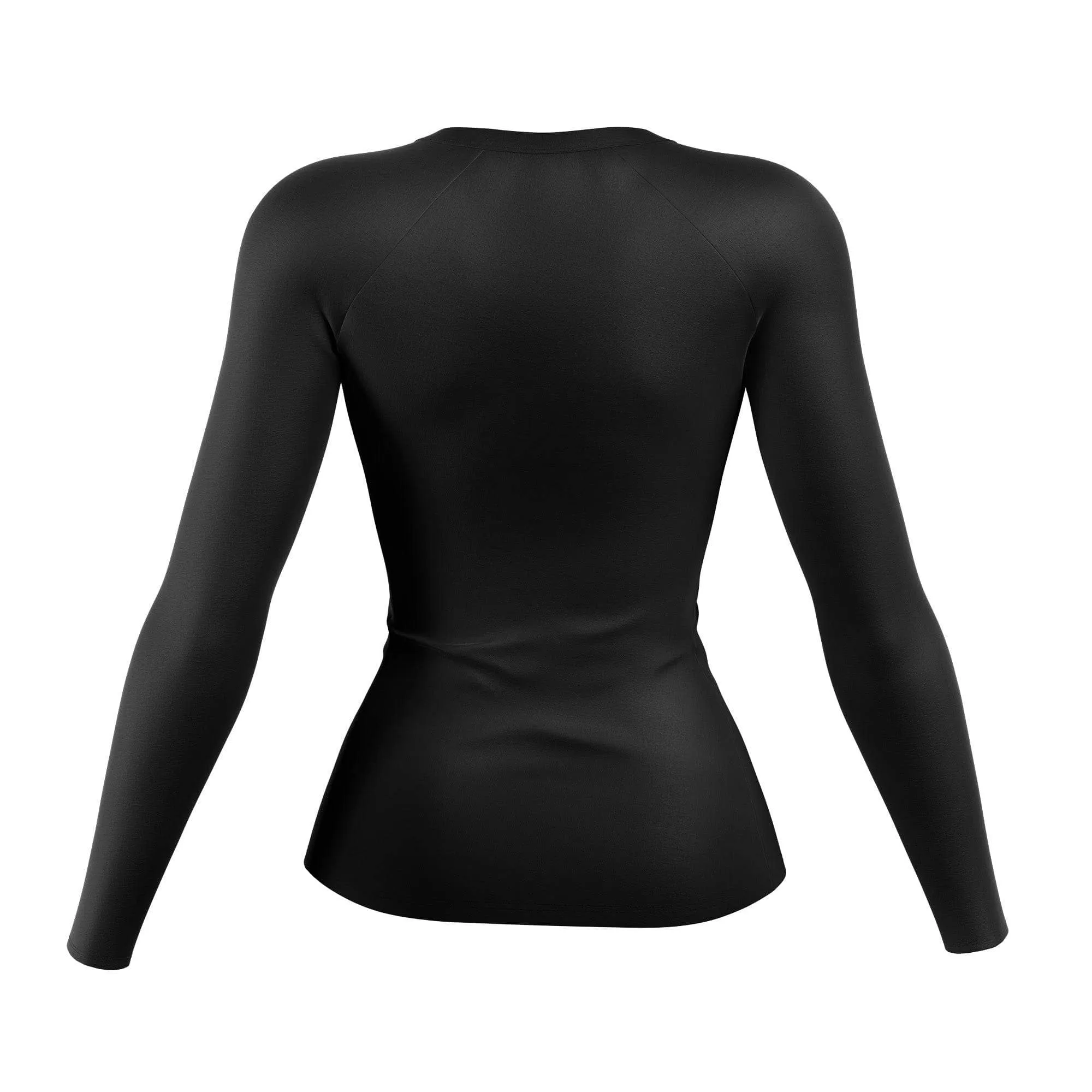 Premium Black Women's BJJ Rash Guard