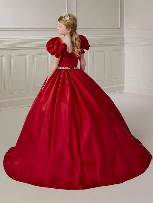 Puff Sleeve Girls Ballgown |