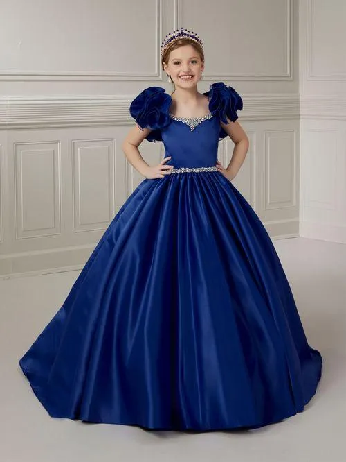 Puff Sleeve Girls Ballgown |