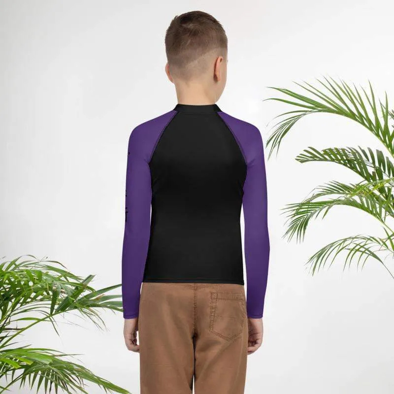 Purple SS Premium Standard ~ Youth Rash Guard