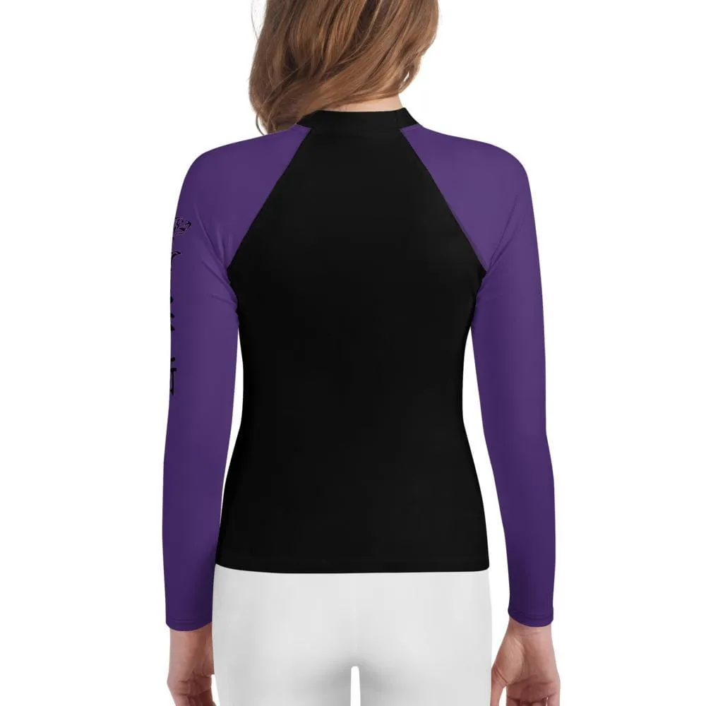 Purple SS Premium Standard ~ Youth Rash Guard