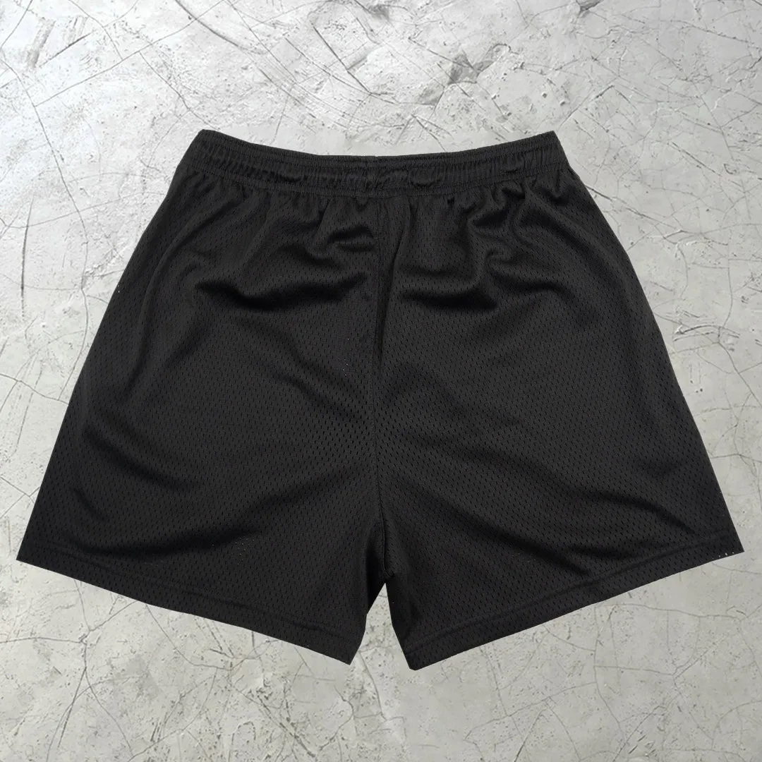 Retro Street Loose Mesh Shorts