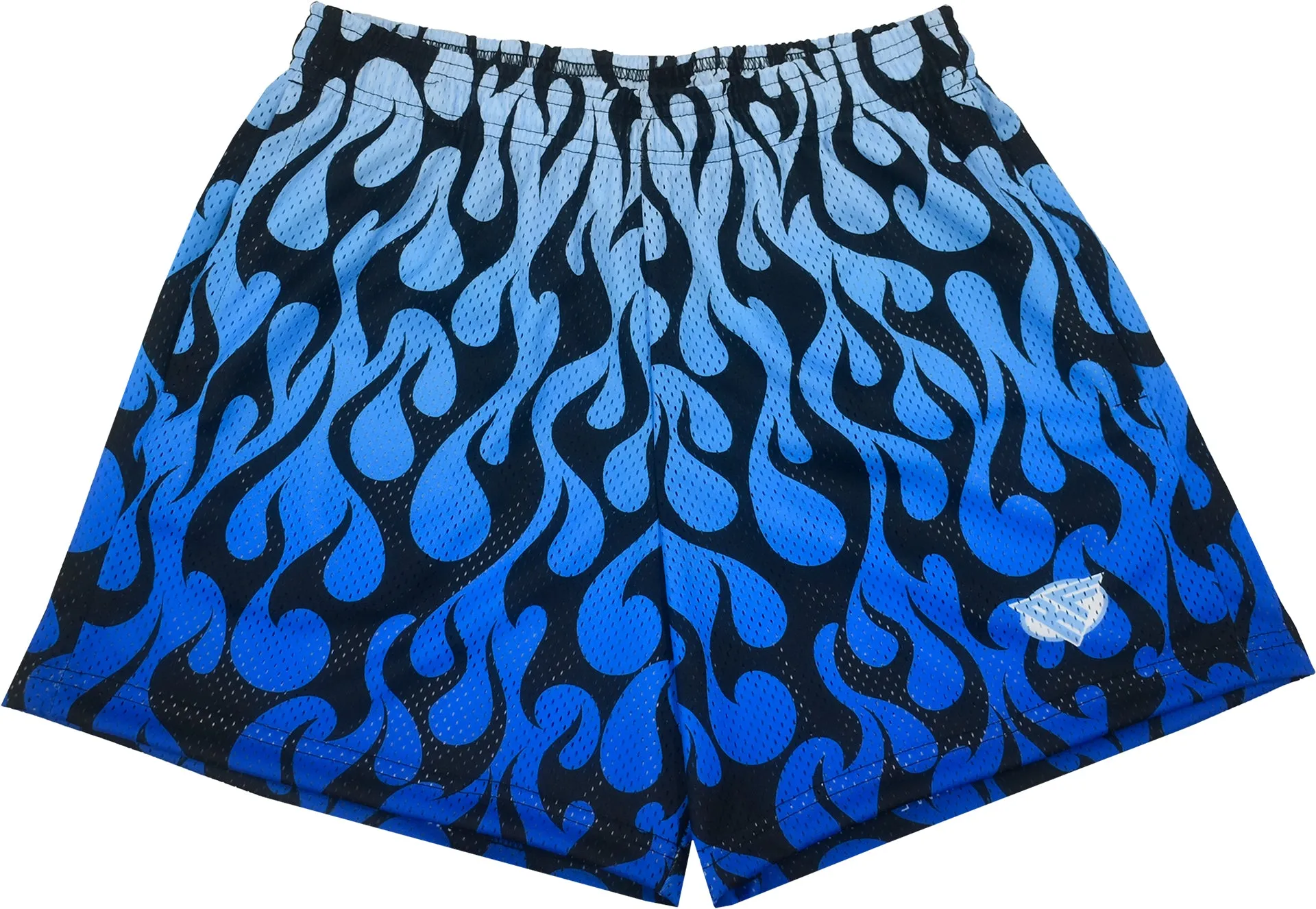 RF Mesh Flame Shorts - Black/Blue