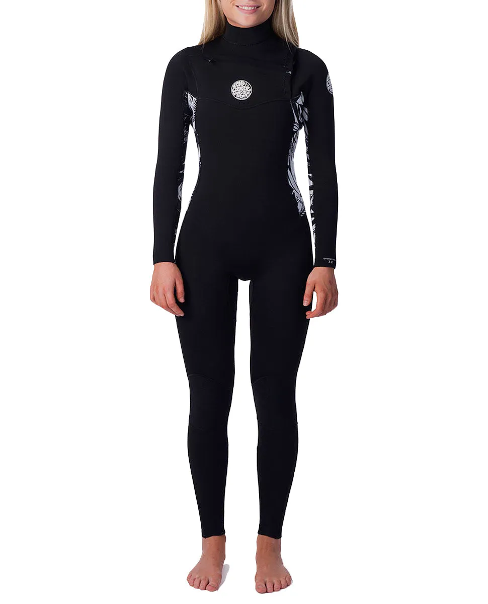 Rip Curl Dawn Patrol 3/2mm Chest Zip Womens Fullsuit