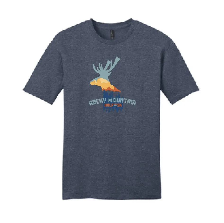 Rocky Mountain Half & 5K Large Elk Men's T-Shirt