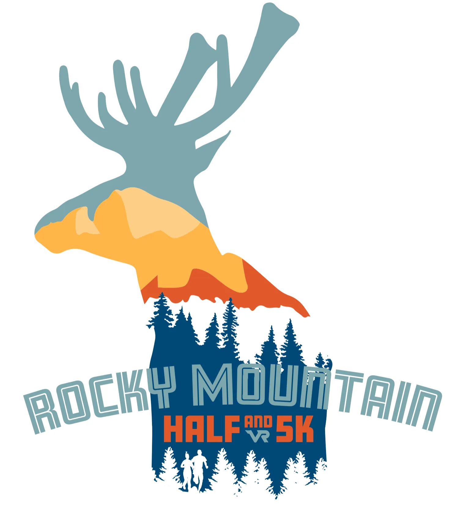 Rocky Mountain Half & 5K Large Elk Women's T-Shirt