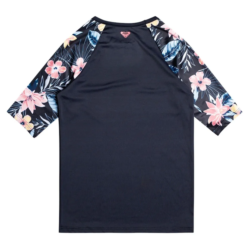 Roxy Girls Lycra Printed Rash Vest