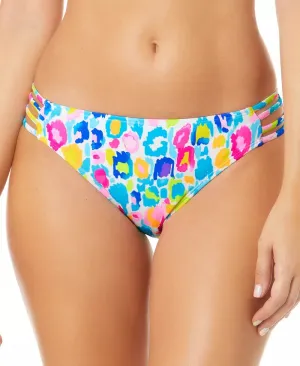 Salt   Cove Juniors' Printed Strappy-Side Hipster Bikini Bottoms