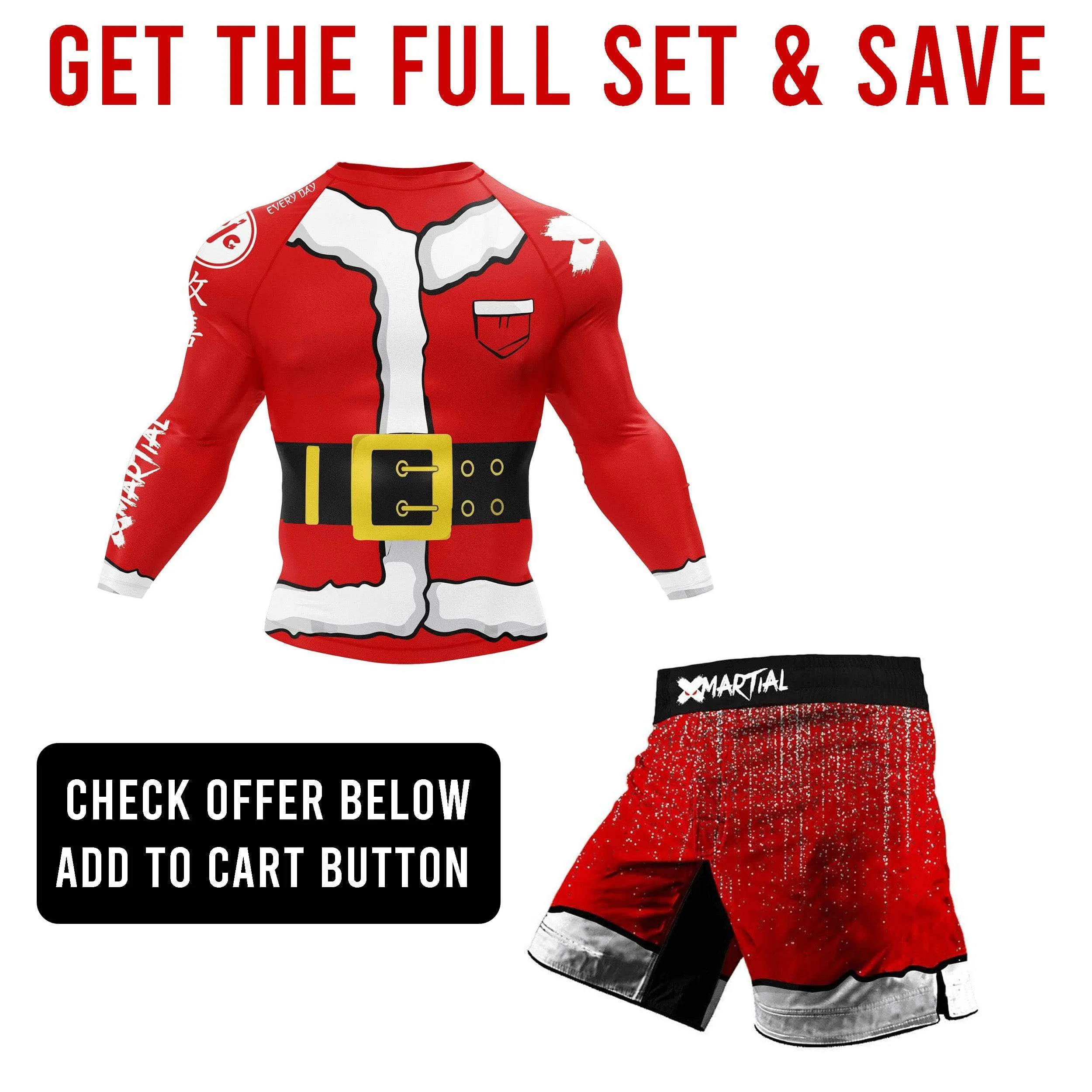 Santa Claus BJJ Rash Guard