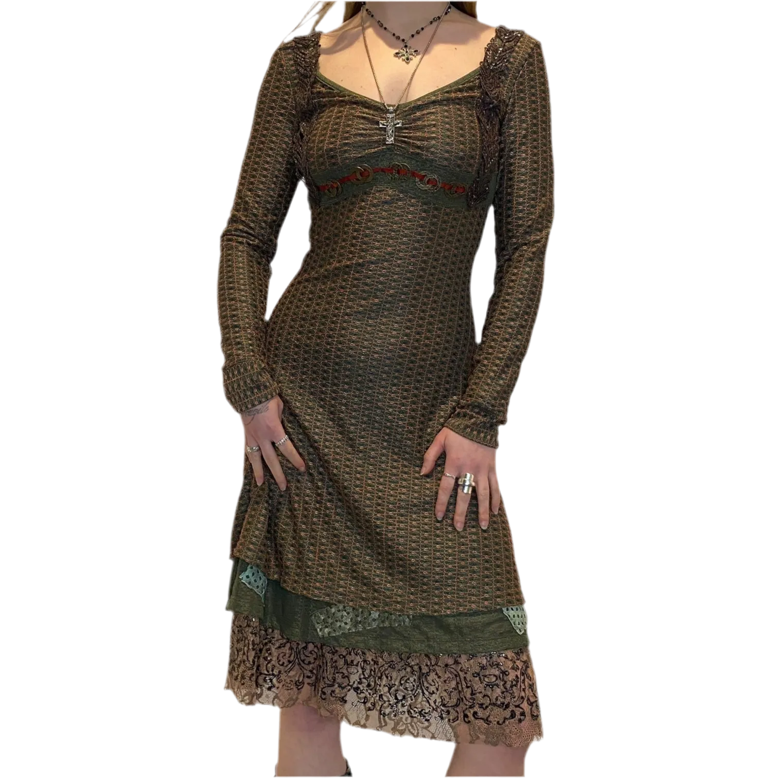Save the Queen Medieval Midi Dress (S)