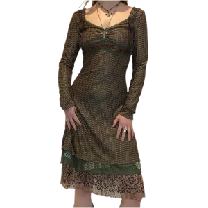 Save the Queen Medieval Midi Dress (S)