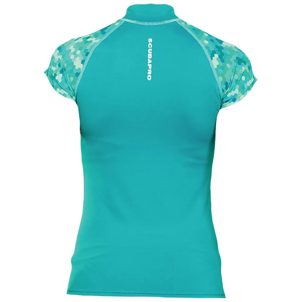 ScubaPro Caribbean Capped Sleeve Womens Rash Guard