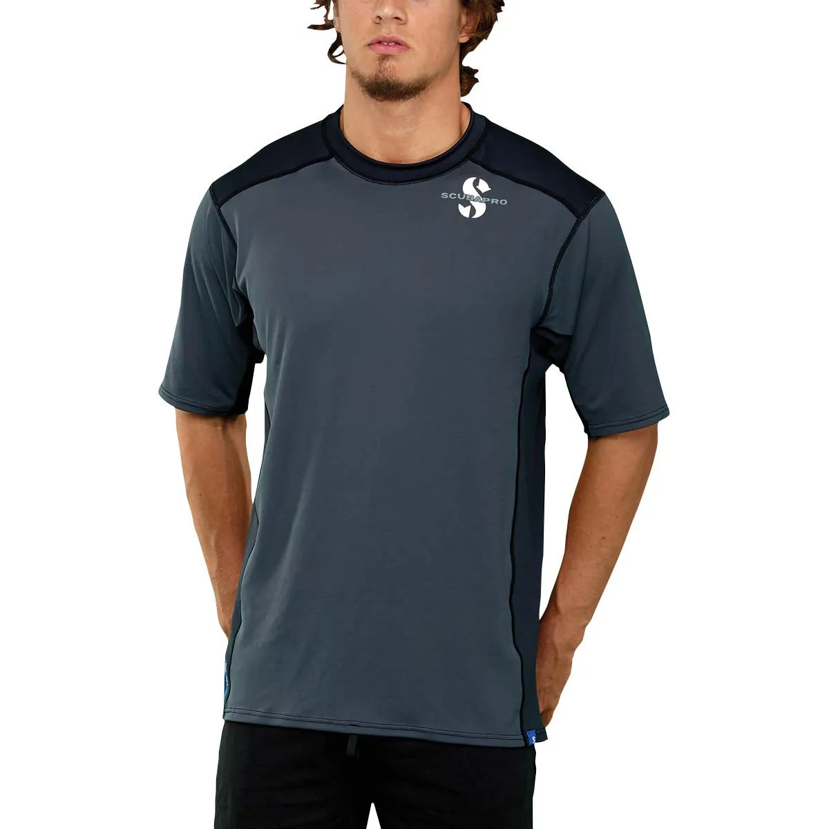 ScubaPro Channel Flow Short Sleeve Rash Guard - Mens