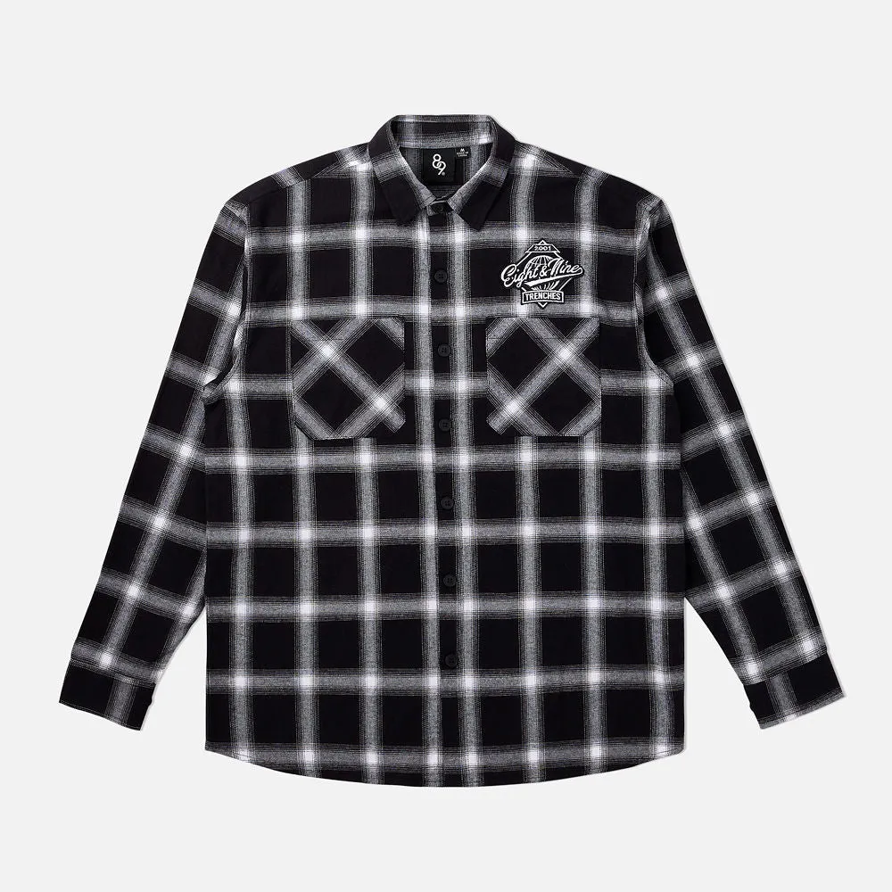 Series Flannel Shirt Grey