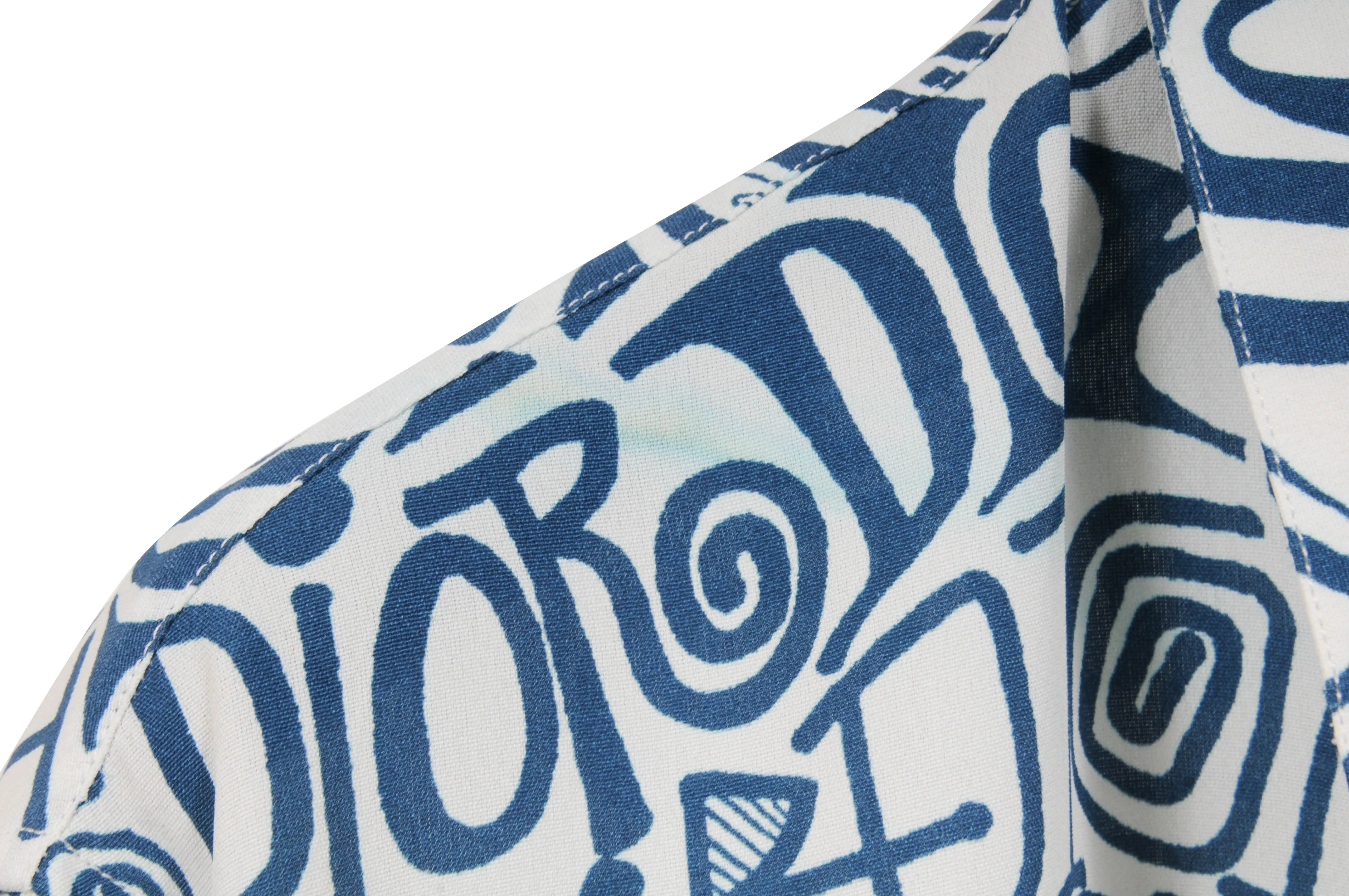 SHAWN x Dior All Over Print Silk Button Down