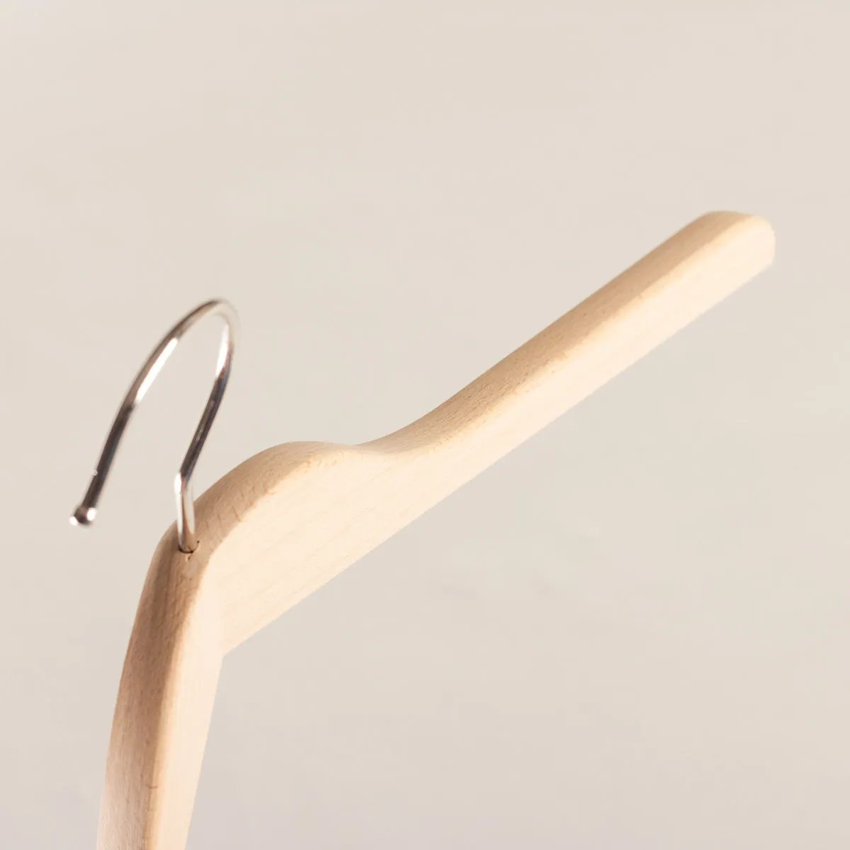 Shirt hanger set - unvarnished