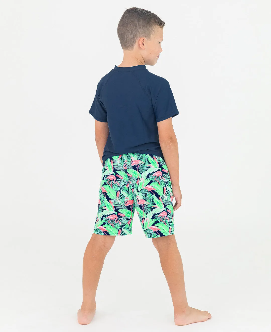 Short Sleeve Rash Guard- Navy