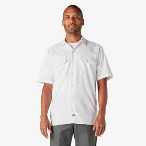 Short Sleeve Work Shirt, White