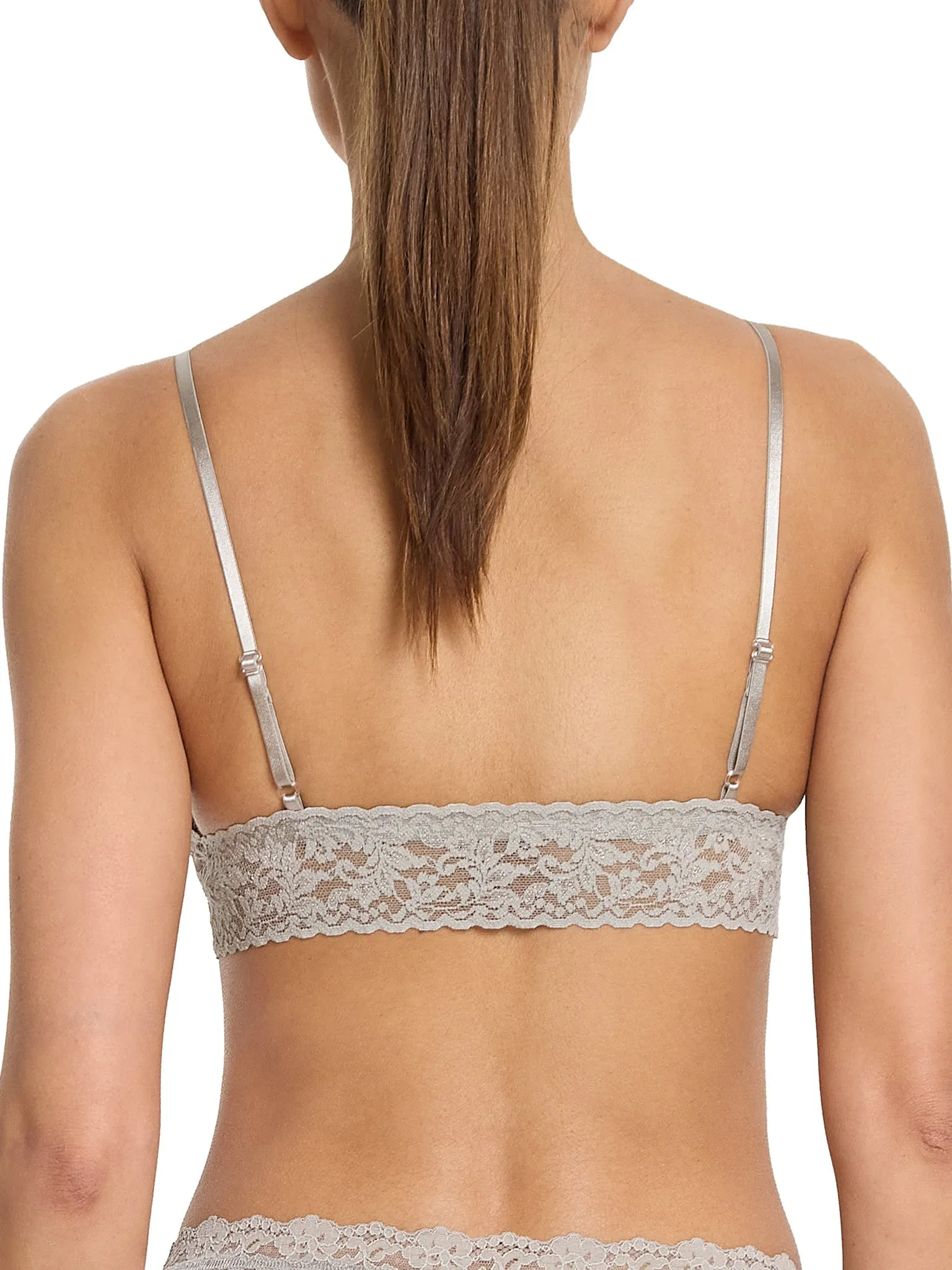 Signature Lace Padded Triangle Bralette Sleep In Grey Sale