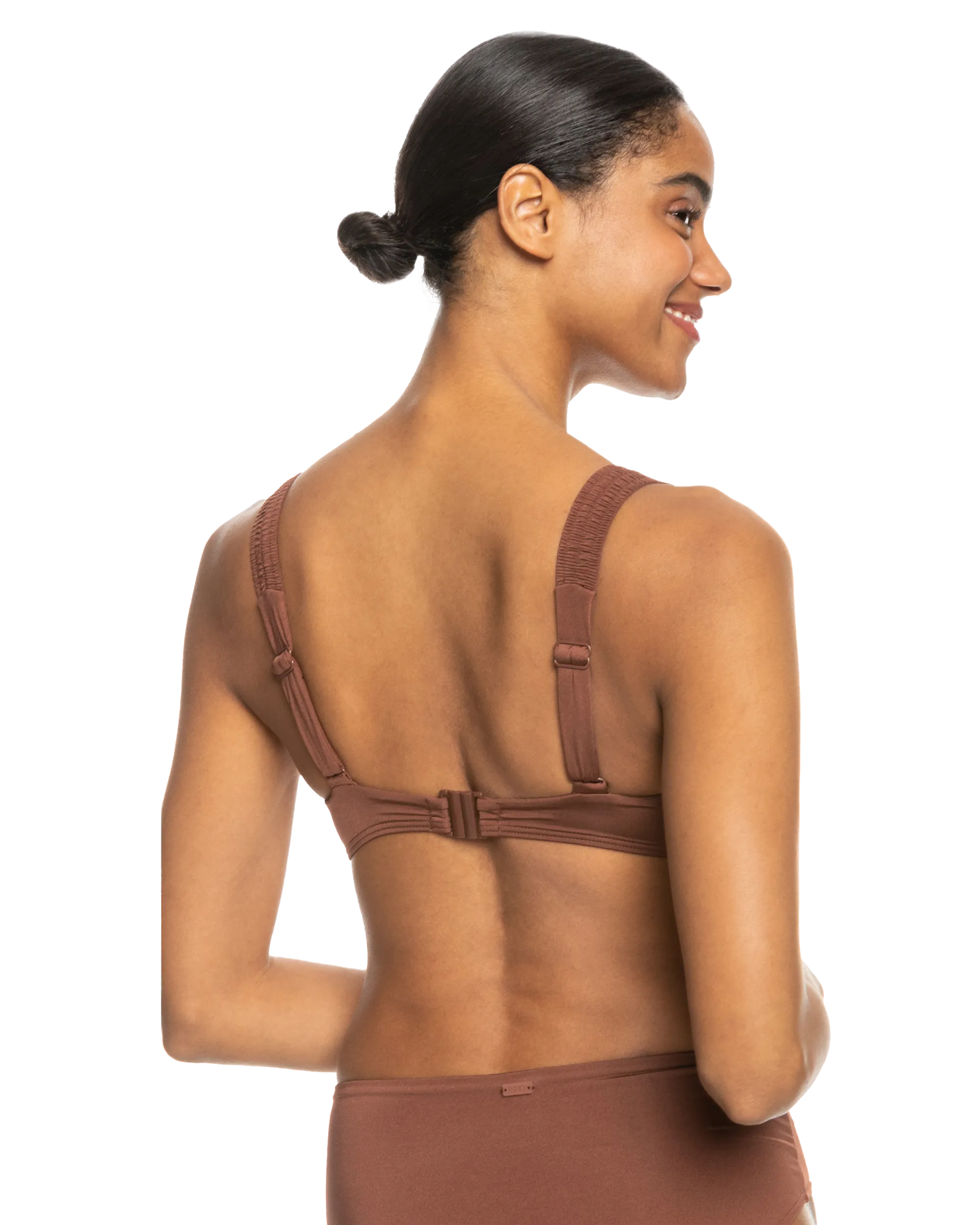 Silky Island D Cup Bralette Top in Rootbeer