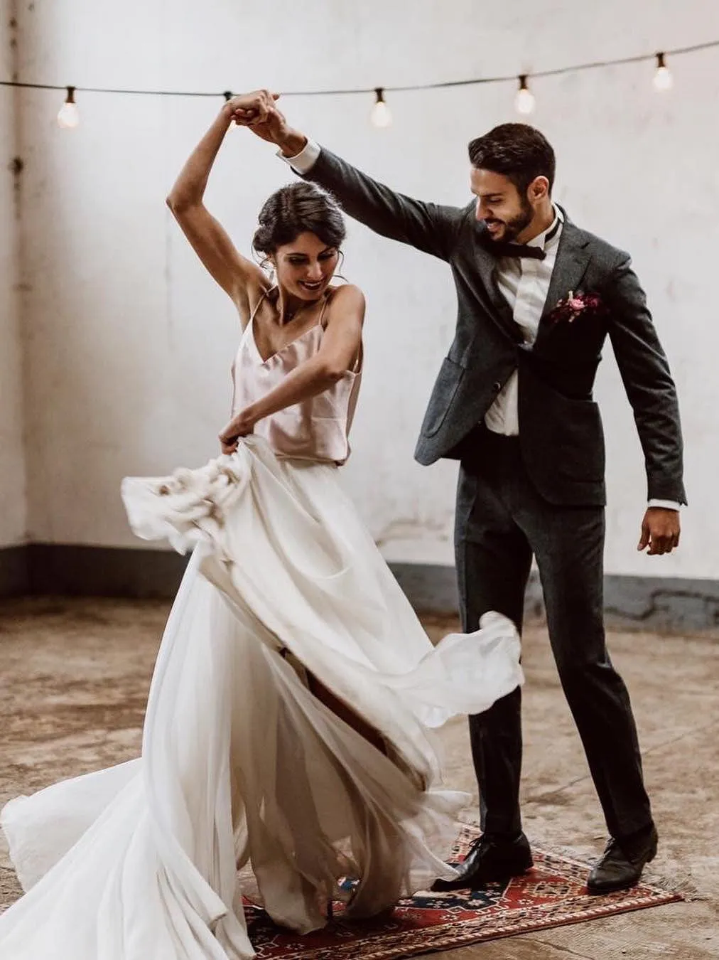 Simple Lace Two-piece Wedding Dresses A-line Summer Gowns WD070