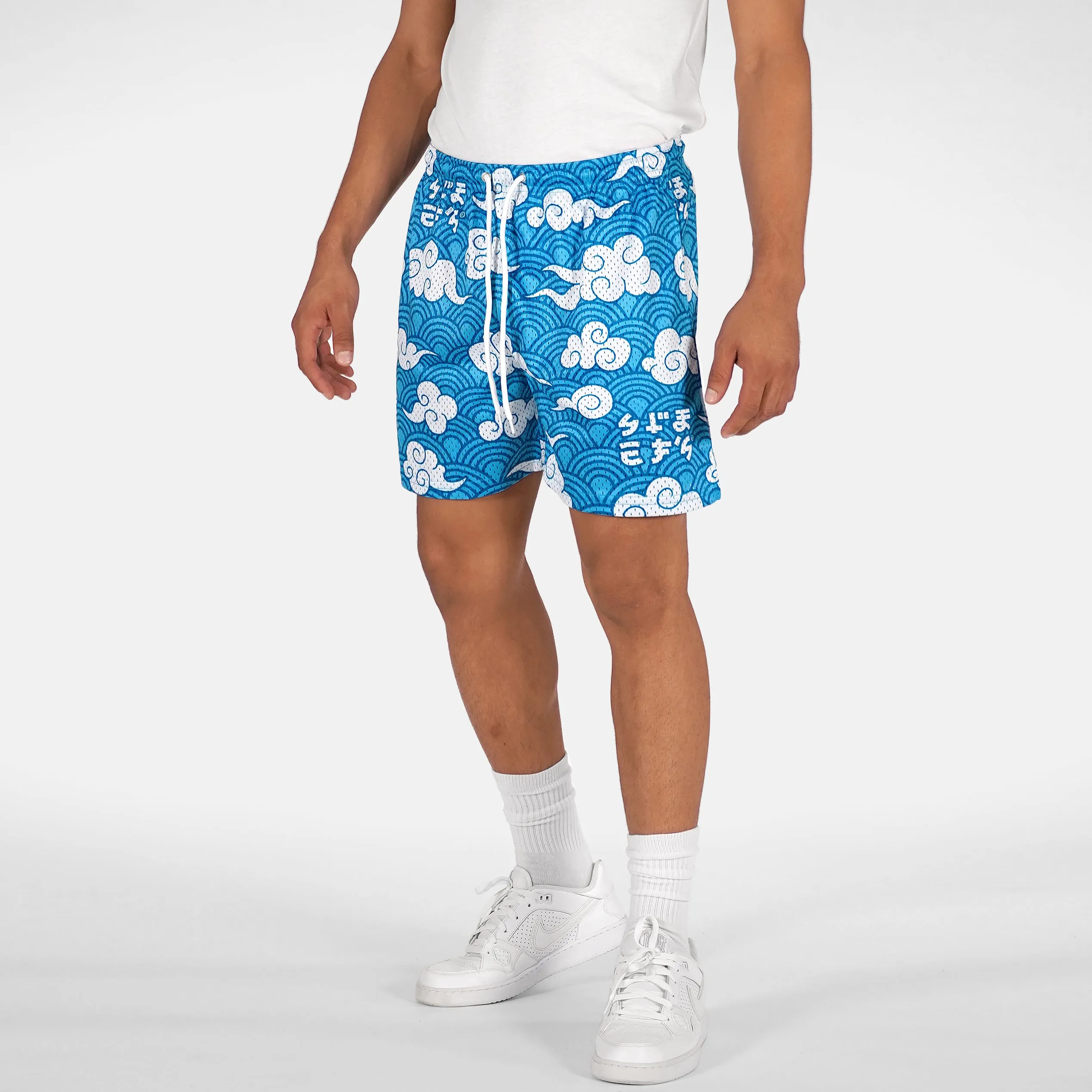 Sleefs Japan Kumo Clouds Shorts - 7"