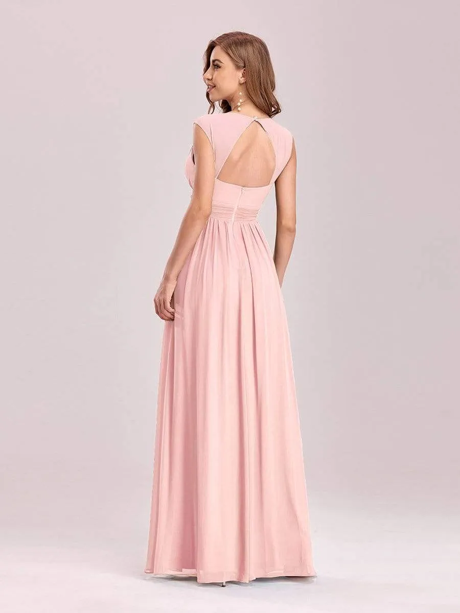 Sleeveless Grecian Style Formal Evening Dresses for Women