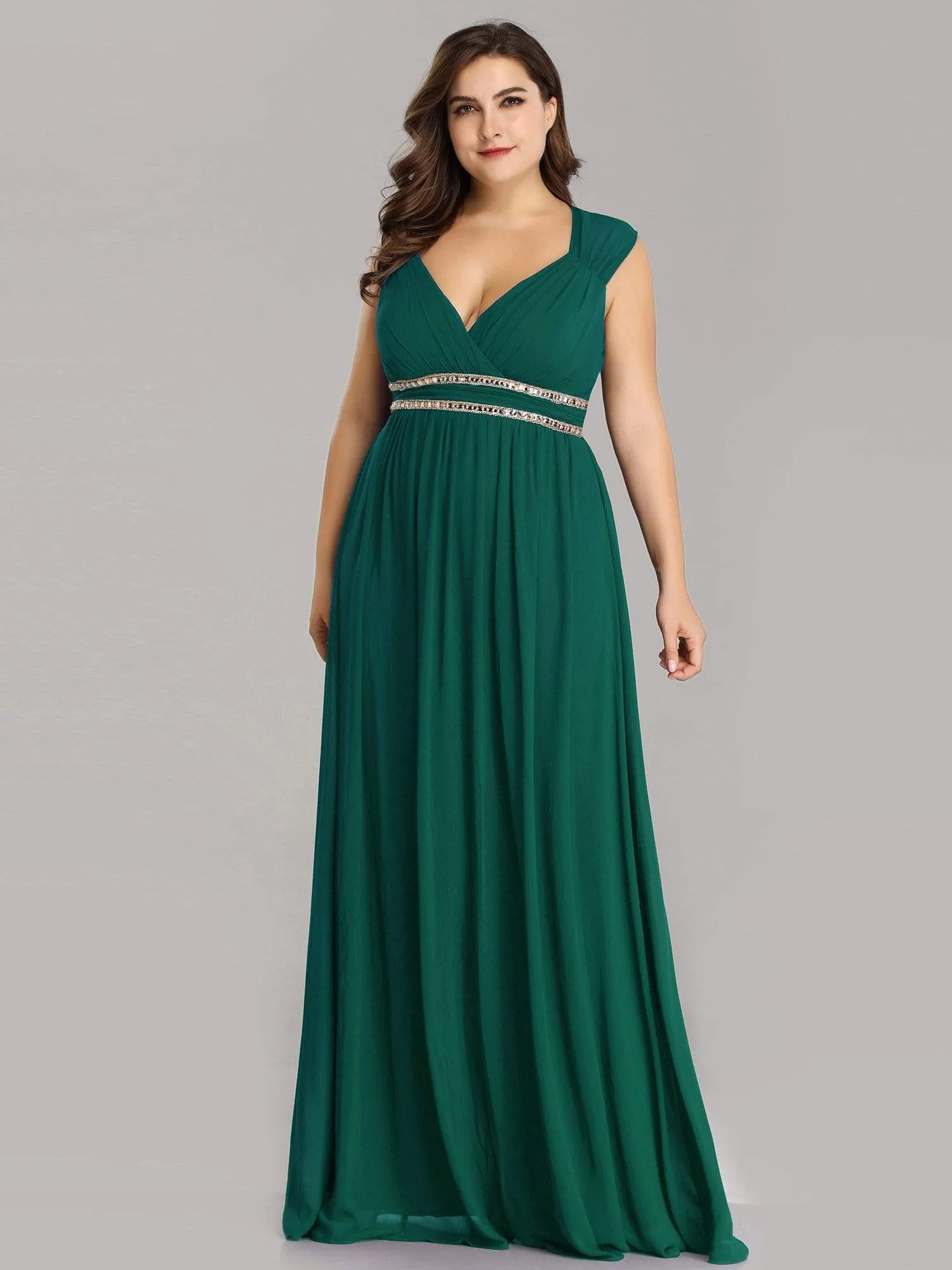 Sleeveless Grecian Style Formal Evening Dresses for Women
