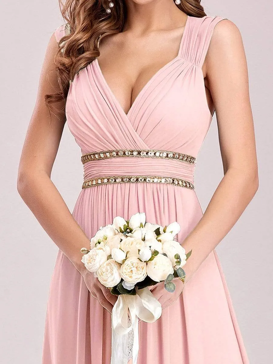 Sleeveless Grecian Style Formal Evening Dresses for Women